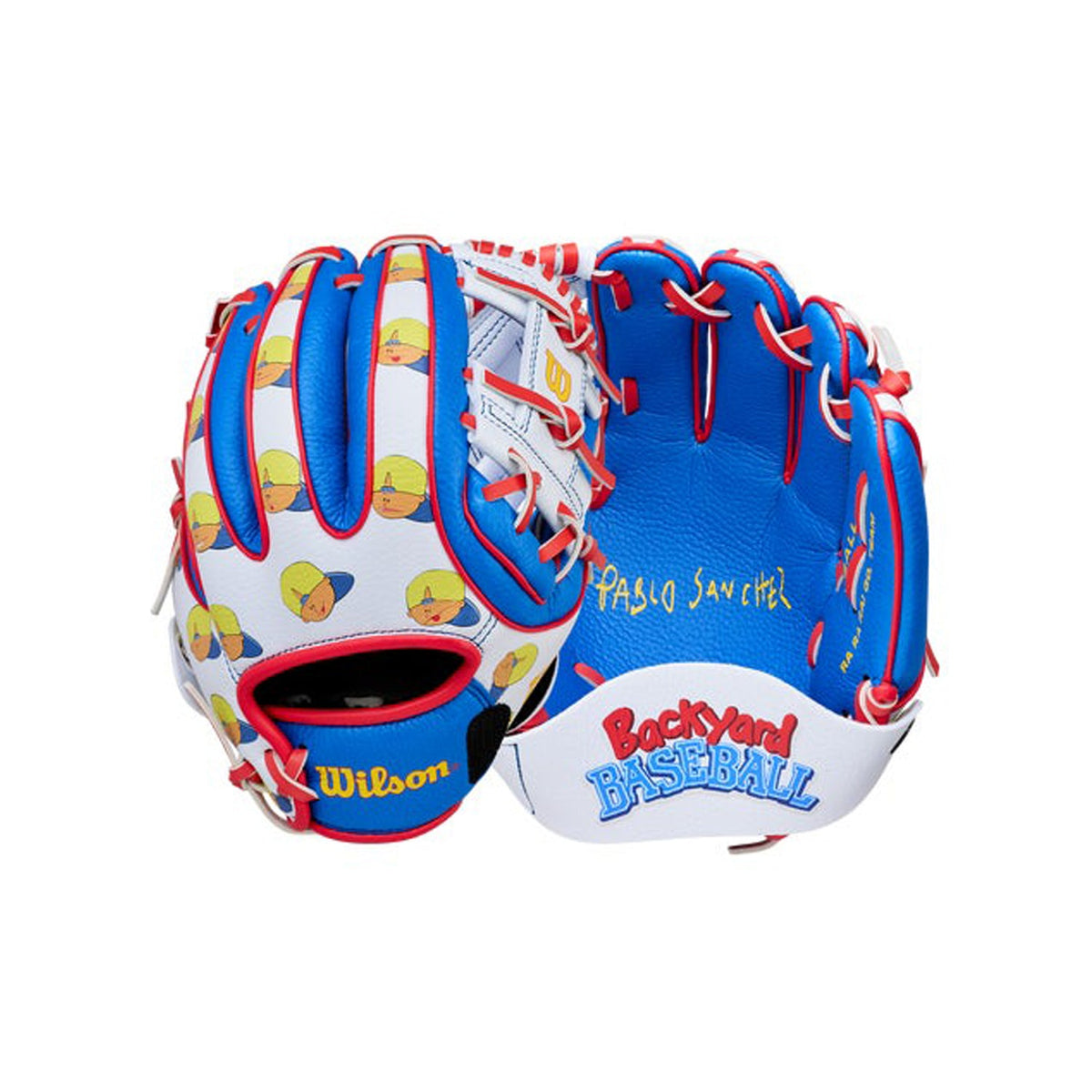 2026 Wilson Backyard Baseball Pablo Sanchez A200 EZ Catch 10" Youth T-Ball Glove | I-Web | WBW10420110 product image 4,