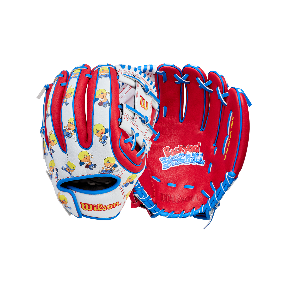 2026 Wilson Backyard Baseball Pablo A450 11.5" Youth Infield Baseball Glove | I-Web | WBW104207115 product image 4, provided