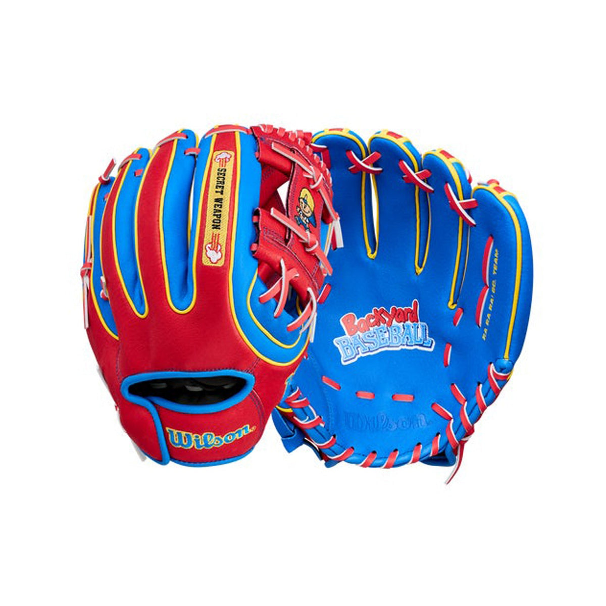 2026 Wilson Backyard Baseball Pablo Secret Weapon A450 11" Youth Infield Baseball Glove | H-Web | WBW10420911 product image