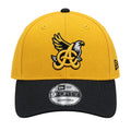 Aguilas Cibaenas New Era 9FORTY Adjustable Hat - Yellow/Black product image 1, provided for visual reference and product