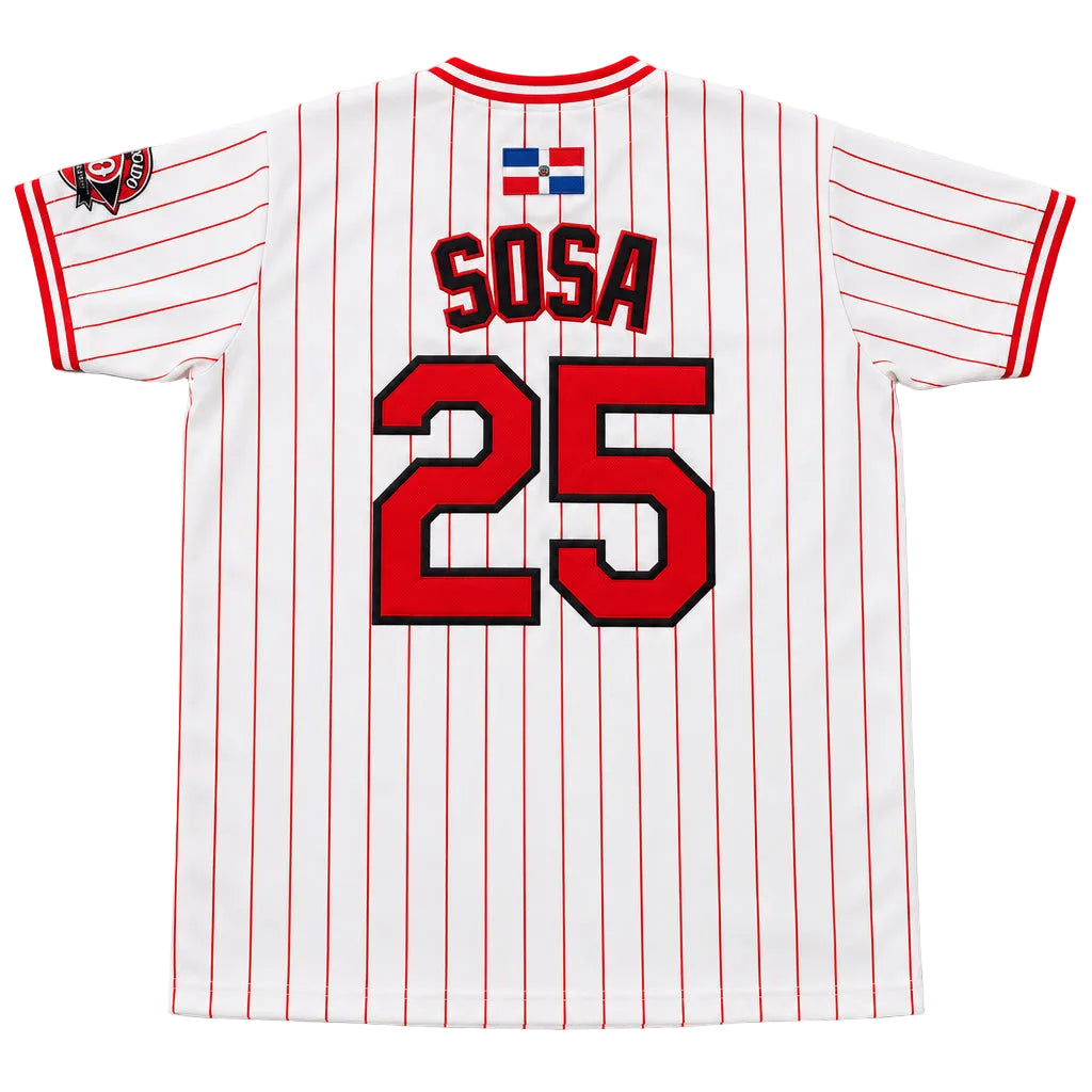 Dominican Hall of Fame - Leones del Escogido - SOSA 25 - Cream product image 2, provided for visual reference and product