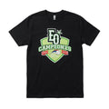 Estrellas Campeones black T-Shirts product image 1, provided for visual reference and product detail review