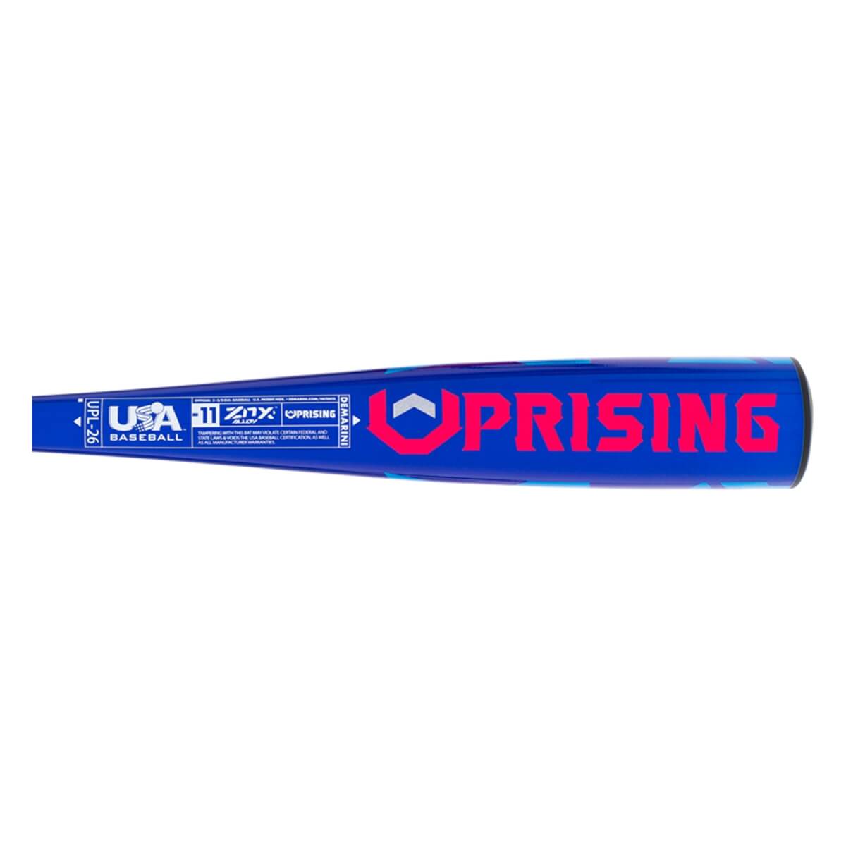 2026 DeMarini UPRISING (-11) USA Baseball Bat product image 4, provided for visual reference and product detail review