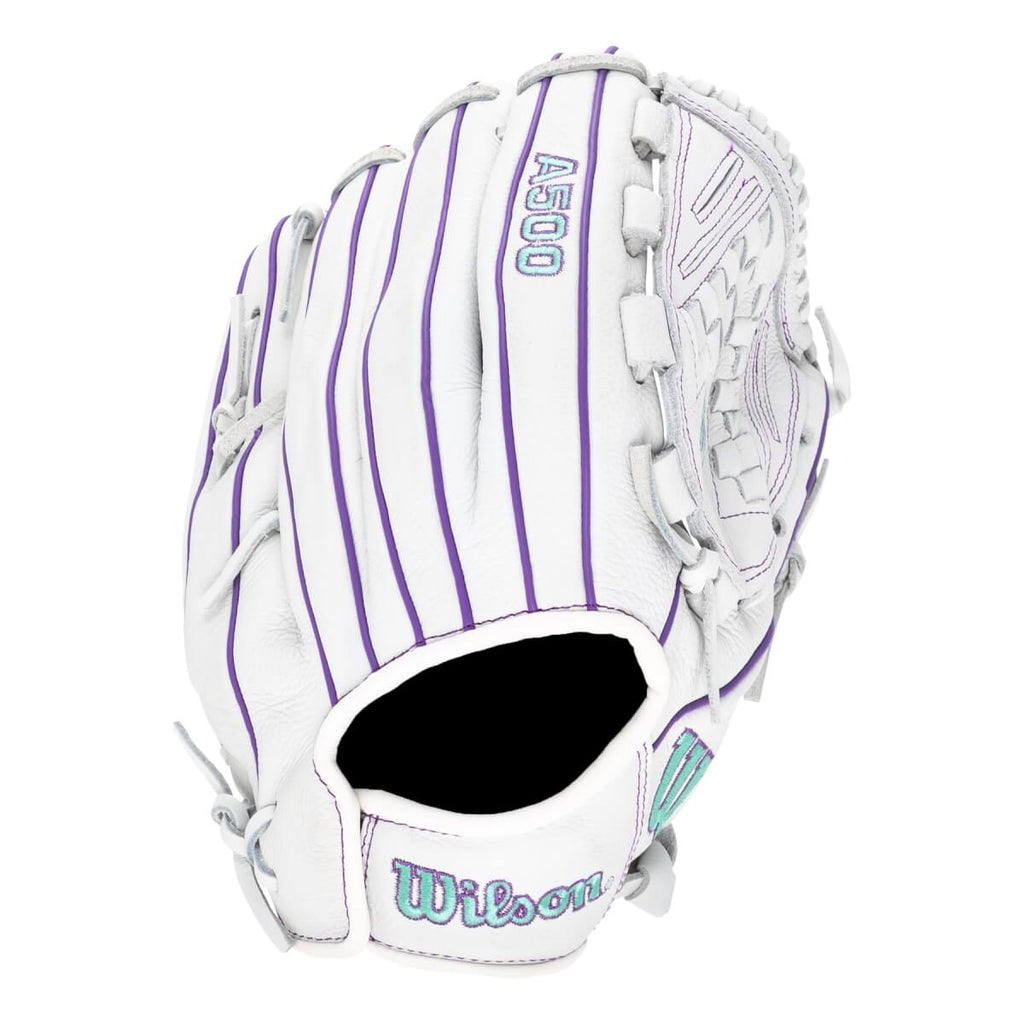 2026 Wilson A500 SIREN 12.5" Outfield Glove product image 1, provided for visual reference and product detail review