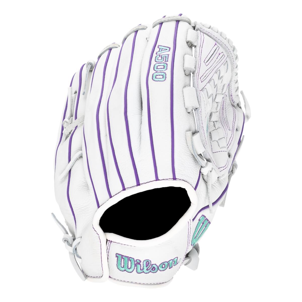 2026 Wilson A500 SIREN 12.5" Outfield Glove product image 1, provided for visual reference and product detail review