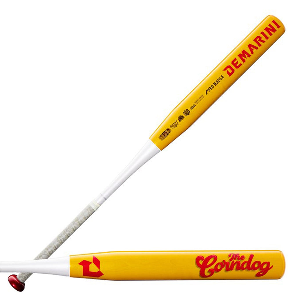 2027 DeMarini Corndog Wood Composite Slowpitch Softball Bat | End-Loaded Pro Maple Barrel | WBD2699010 product image 1,