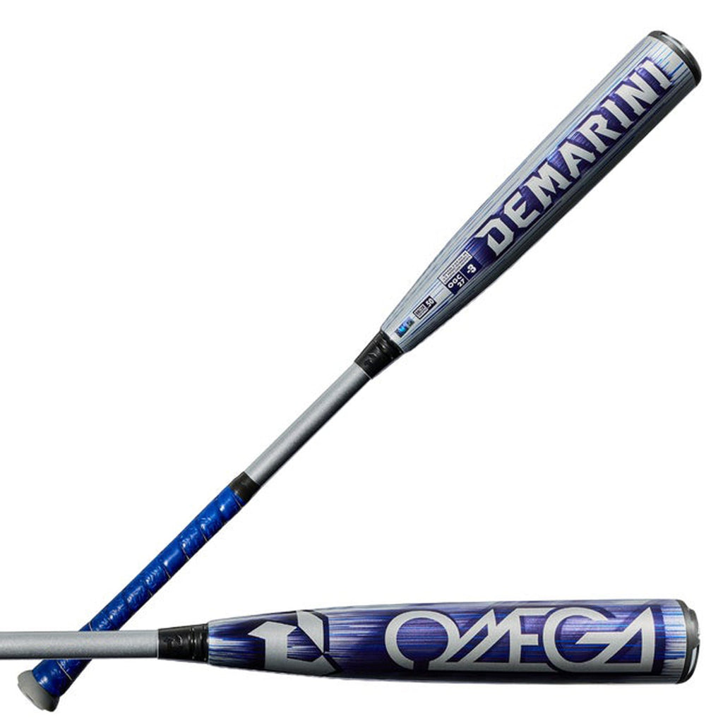 2027 DeMarini Omega (-3) BBCOR Baseball Bat – Balanced 2-Piece Hybrid | X14 Alloy Barrel | WBD2702010 product image 1,