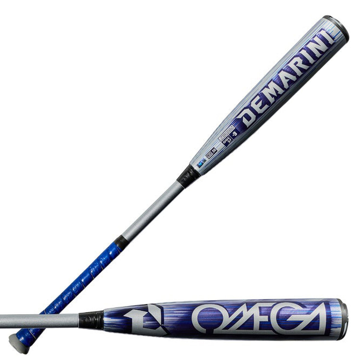 2027 DeMarini Omega (-3) BBCOR Baseball Bat – Balanced 2-Piece Hybrid | X14 Alloy Barrel | WBD2702010 product image 1,