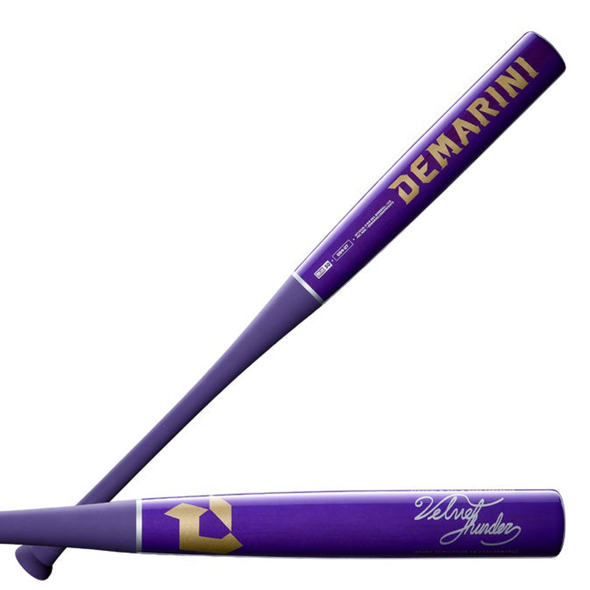 2027 DeMarini Velvet Thunder D54 Wood Composite (-3) BBCOR Baseball Bat | End-Loaded Pro Maple | WBD2724010 product image 1,