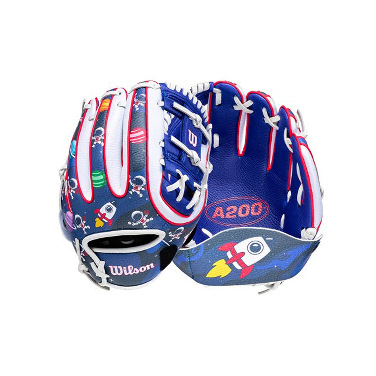 2027 Wilson A200 EZ Catch 10" T-Ball Glove | H-Web | Youth Baseball Glove | WBG0080+ product image 4, provided for visual