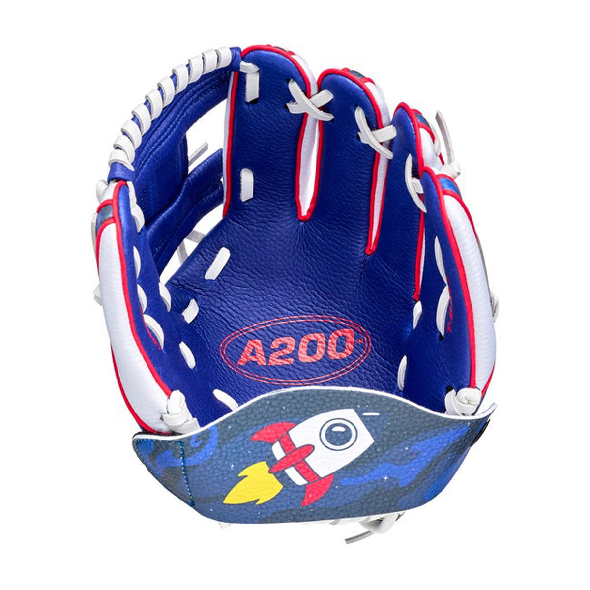 2027 Wilson A200 EZ Catch 10" T-Ball Glove | H-Web | Youth Baseball Glove | WBG0080+ product image 3, provided for visual