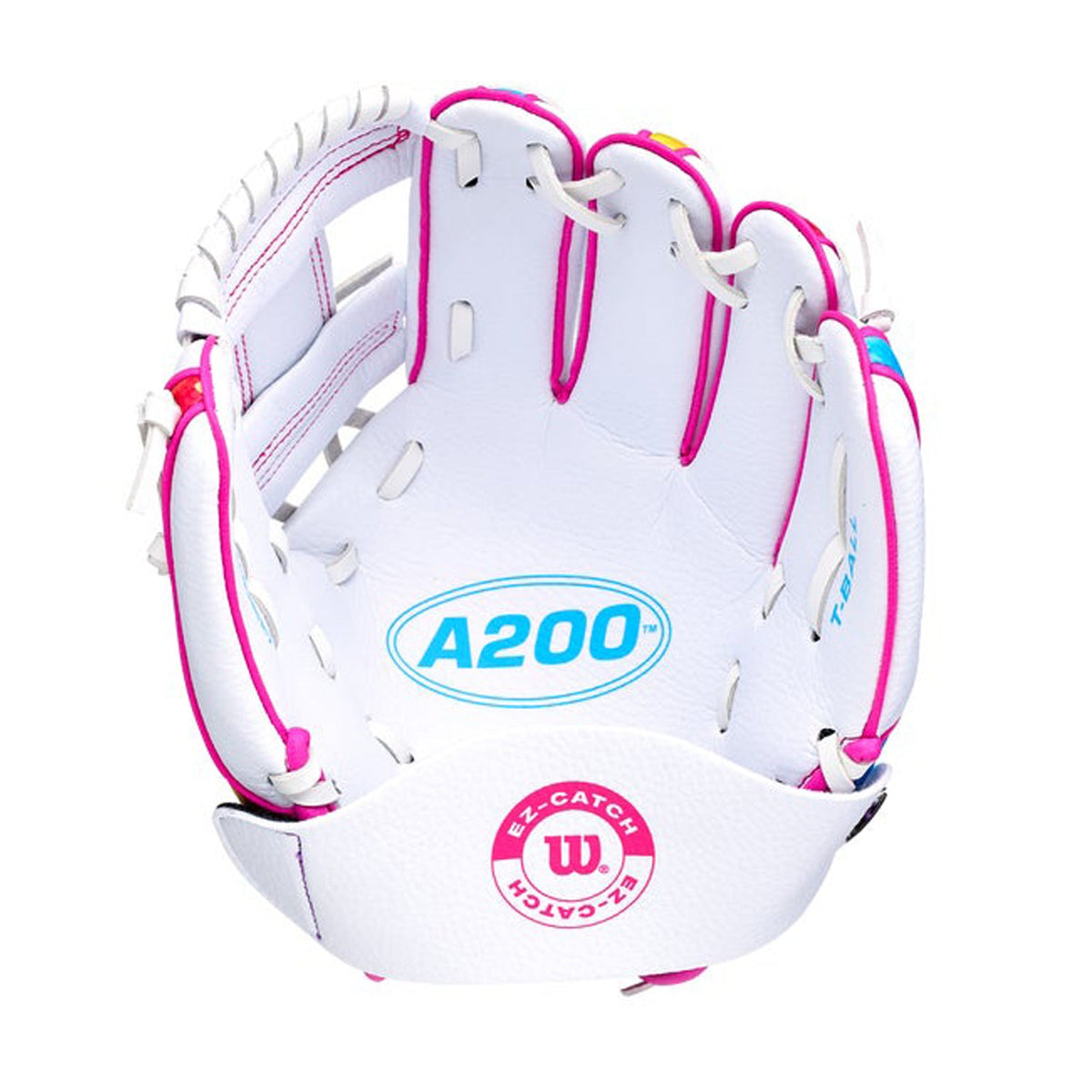 2027 Wilson A200 EZ Catch 10" T-Ball Glove | H-Web | Youth Beginner Glove | WBG00901RT10 product image 2, provided for