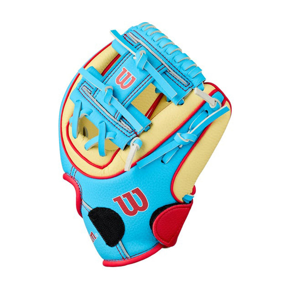 2027 Wilson A200 EZ Catch 9" T-Ball Glove | Youth Baseball Glove | WBG18702RT9 product image 3, provided for visual