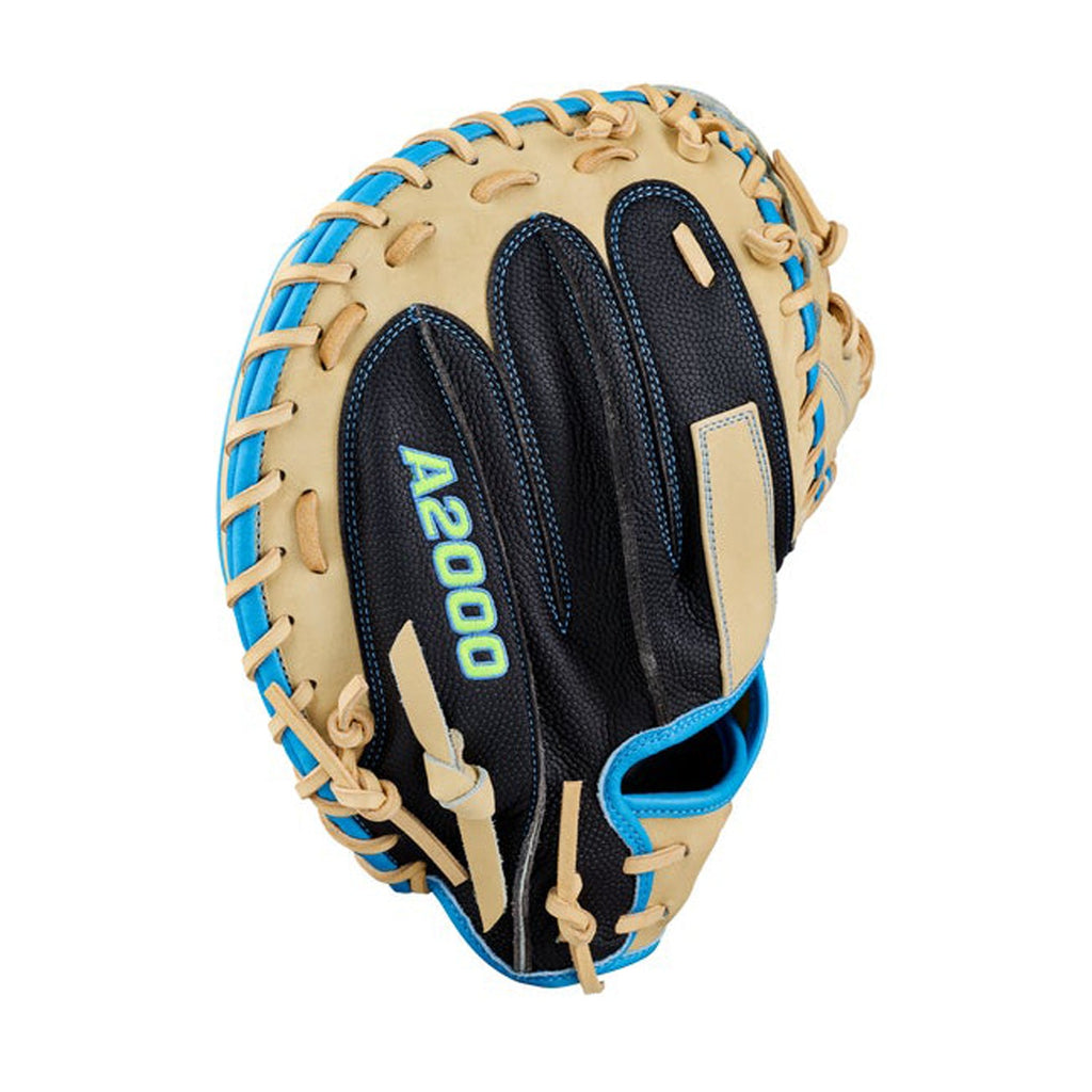 2027 Wilson A2000 M23SS 33.5" Baseball Catcher’s Mitt | Half Moon Web | WBG06201RT335 product image 4, provided for visual