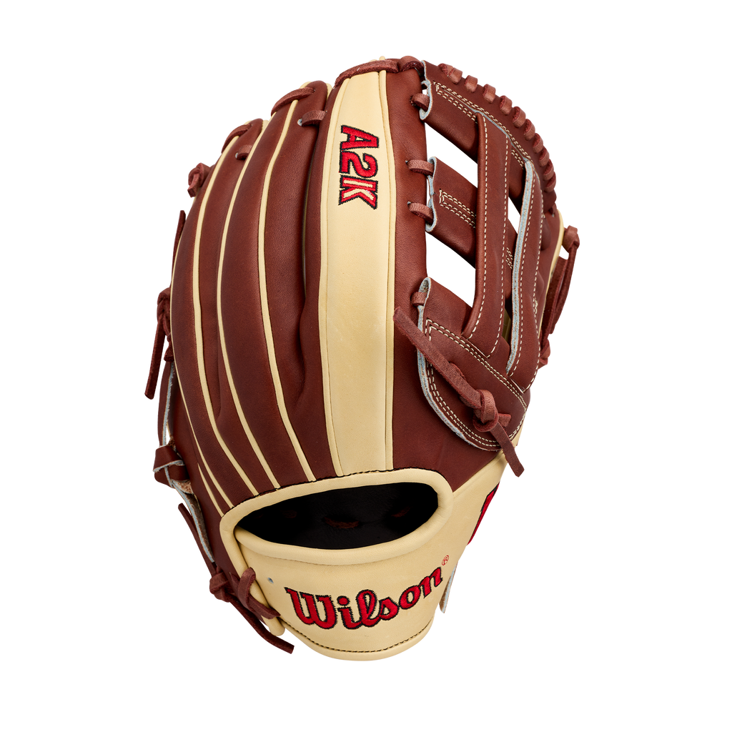 2027 Wilson A2K DW5 12" Infield Baseball Glove | Dual Post Web | WBG07801RT12 product image 1, provided for visual reference