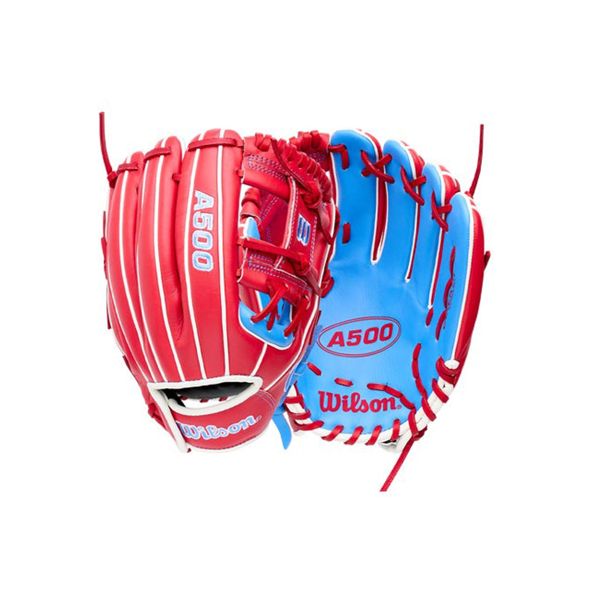 2027 Wilson A500 11" Infield Youth Baseball Glove | Open Dual Post Web | WBG08501RT11 product image 4, provided for visual
