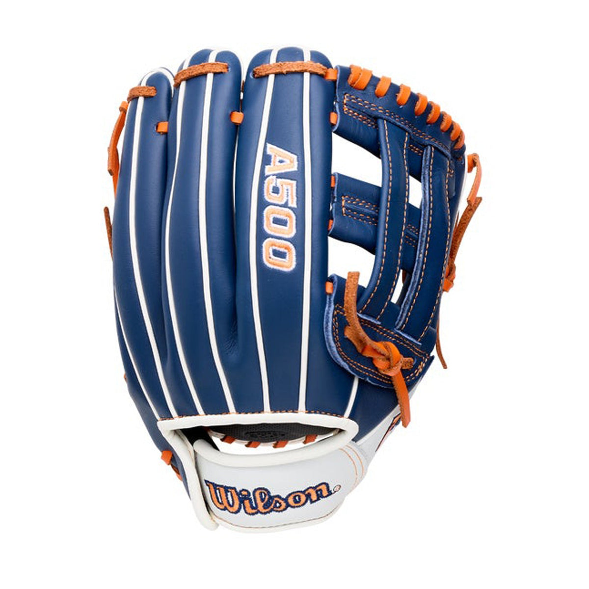 2027 Wilson A500 10.5" Youth Infield Baseball Glove | Open Dual Post Web | WBG08401RT105 product image 1, provided for