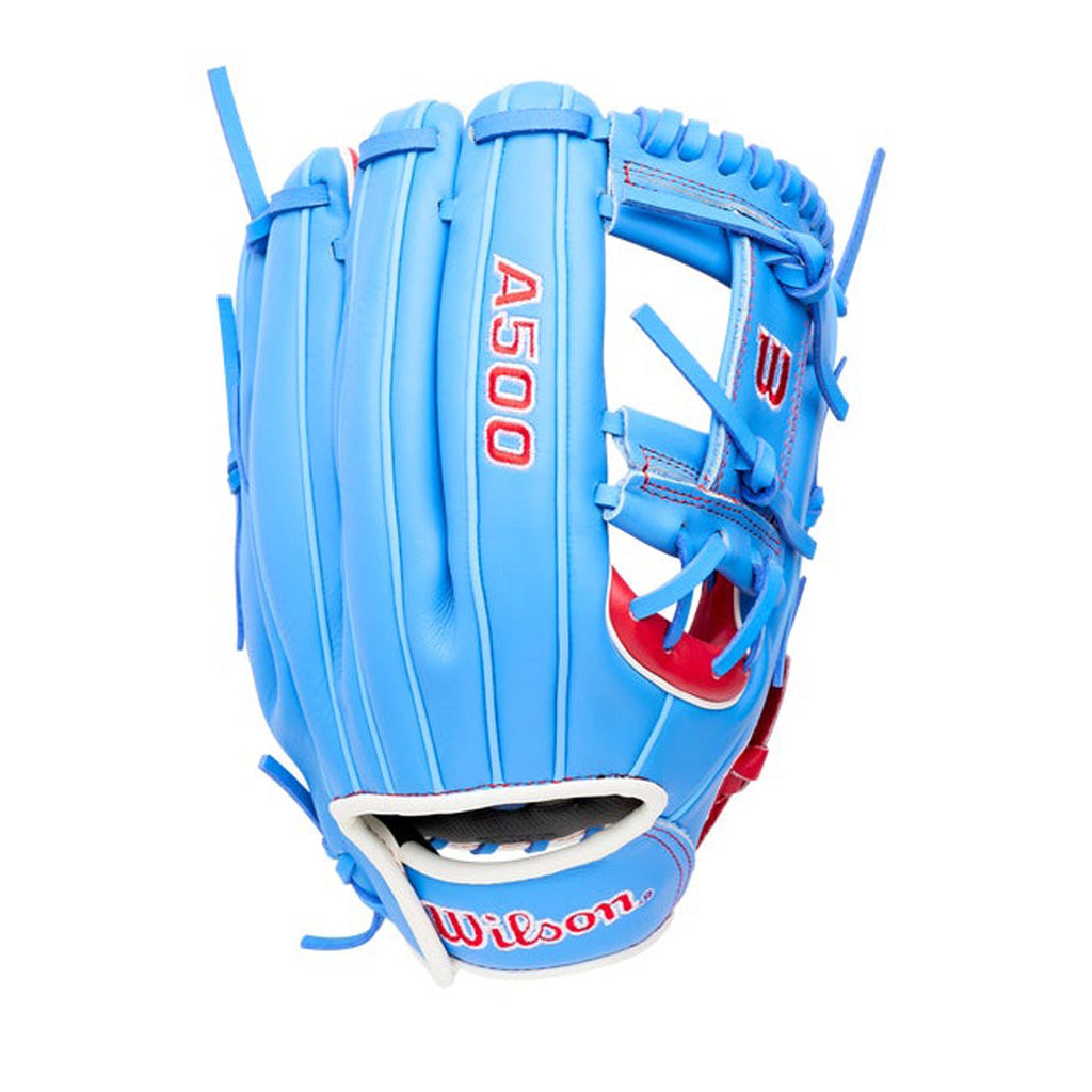 2027 Wilson A500 11.5" Youth Infield Baseball Glove | Open H-Web | WBG0860+ product image 1, provided for visual reference