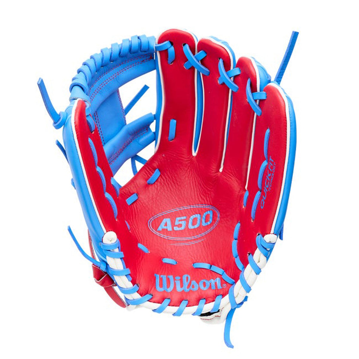 2027 Wilson A500 11.5" Youth Infield Baseball Glove | Open H-Web | WBG0860+ product image 2, provided for visual reference