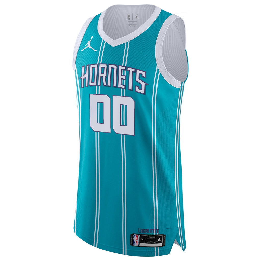 Charlotte Hornets Jordan Brand Teal 2020/21 Authentic Custom Jersey - Icon Edition for Men product image 3, provided for