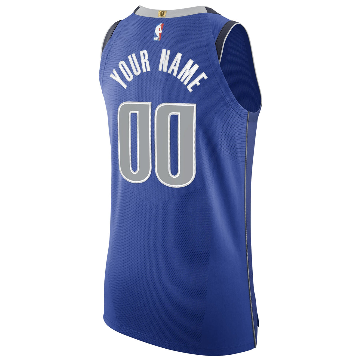 Dallas Mavericks Nike Royal 2020/21 Authentic Custom Jersey - Icon Edition for Men product image 4, provided for visual
