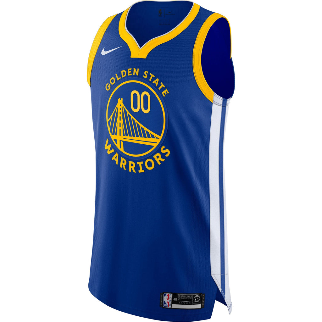 Golden State Warriors Nike Blue 2020/21 Authentic Custom Jersey - Icon Edition for Men product image 3, provided for visual