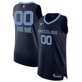 Memphis Grizzlies Nike Navy 2020/21 Authentic Custom Jersey - Icon Edition for Men product image 1, provided for visual