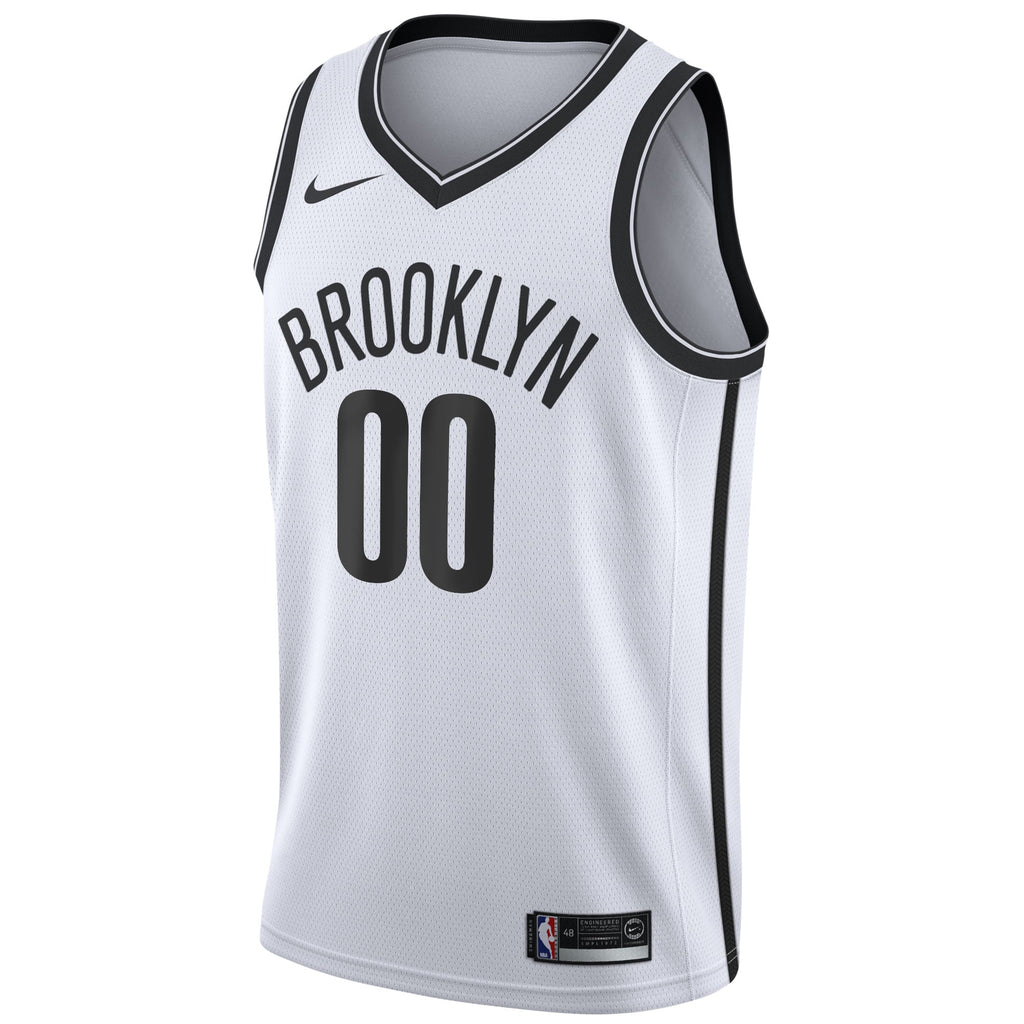 Brooklyn Nets Nike White 2020/21 Swingman Custom Jersey - Association Edition for Men product image 3, provided for visual