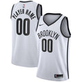 Brooklyn Nets Nike White 2020/21 Swingman Custom Jersey - Association Edition for Men product image 1, provided for visual