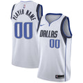 Dallas Mavericks Nike White 2020/21 Swingman Custom Jersey - Association Edition for Men product image 1, provided for