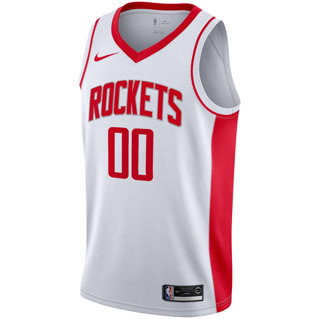 Houston Rockets Nike White 2020/21 Swingman Custom Jersey - Association Edition for Men product image 3, provided for visual