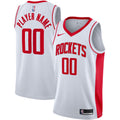 Houston Rockets Nike White 2020/21 Swingman Custom Jersey - Association Edition for Men product image 1, provided for visual
