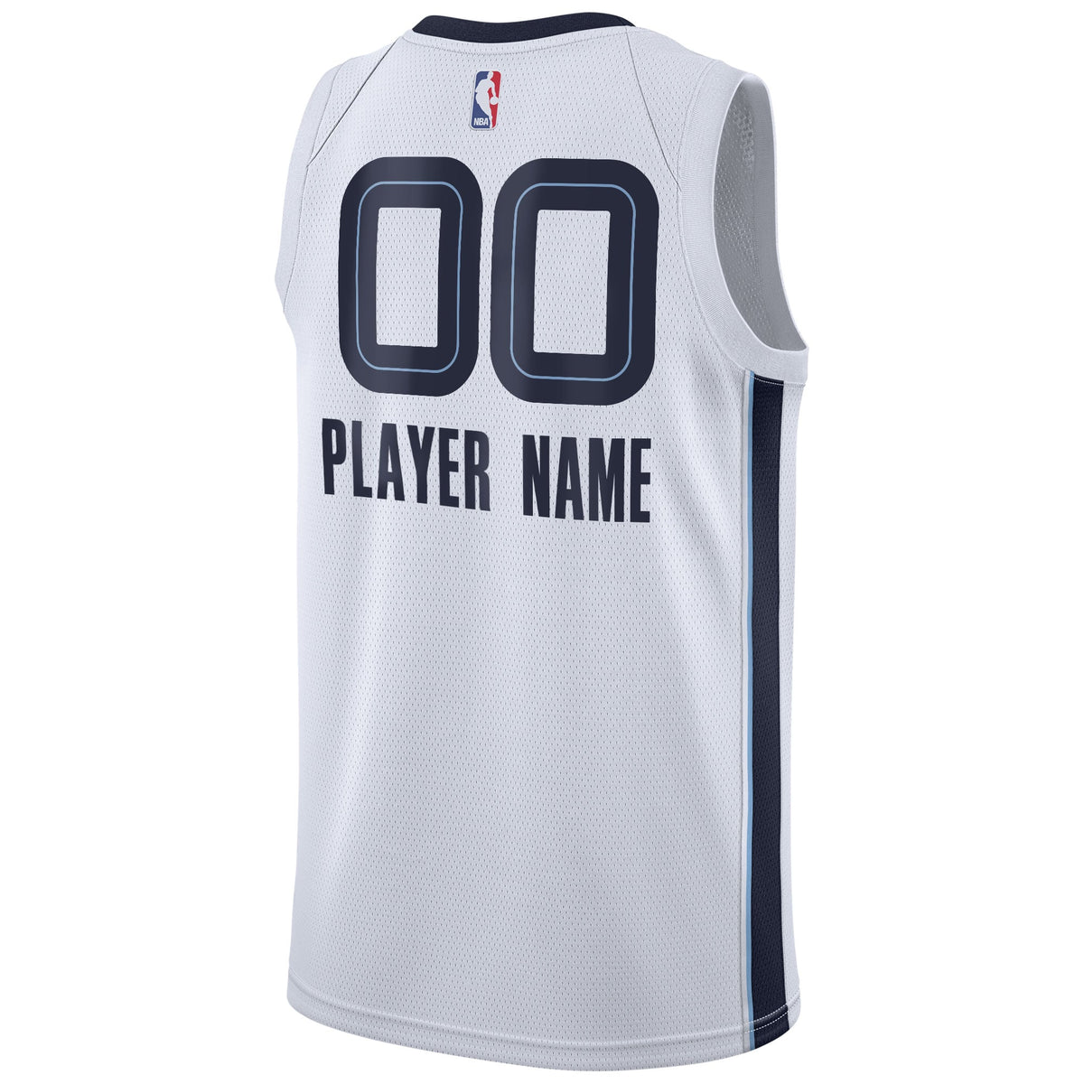 Memphis Grizzlies Nike White 2020/21 Swingman Custom Jersey - Association Edition for Men product image 4, provided for