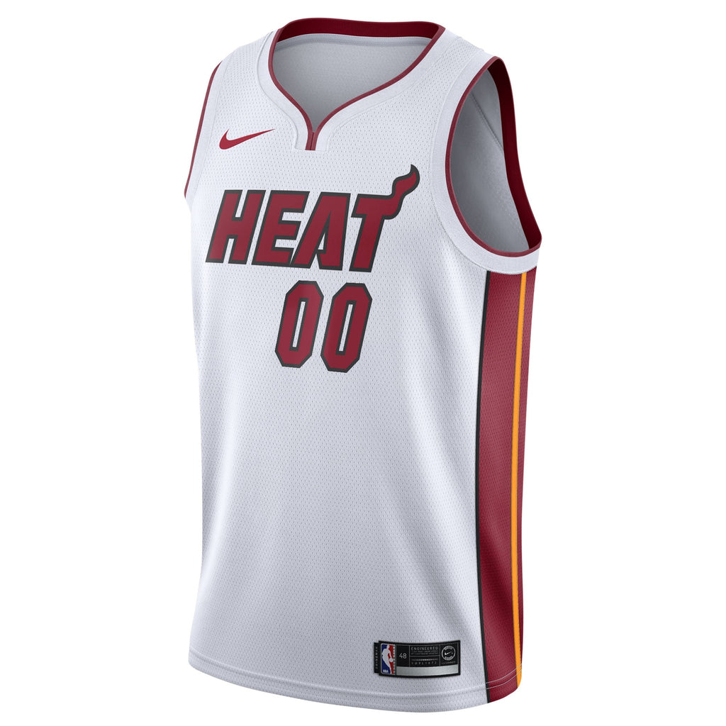 Miami Heat Nike White 2020/21 Swingman Custom Jersey - Association Edition for Men product image 3, provided for visual