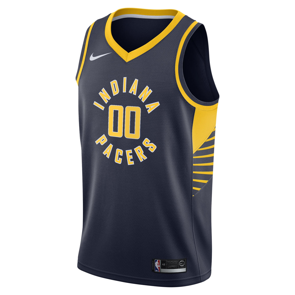 Indiana Pacers Nike Navy 2020/21 Swingman Custom Jersey - Icon Edition for Men product image 3, provided for visual