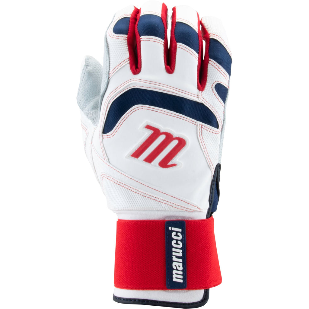 Marucci Signature series adult full Wrap Batting Gloves - MBGSGN3FW product image 2, provided for visual reference and