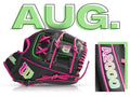 Wilson A2000 GOTM AUG 2023 Black Pink product image 1, provided for visual reference and product detail review