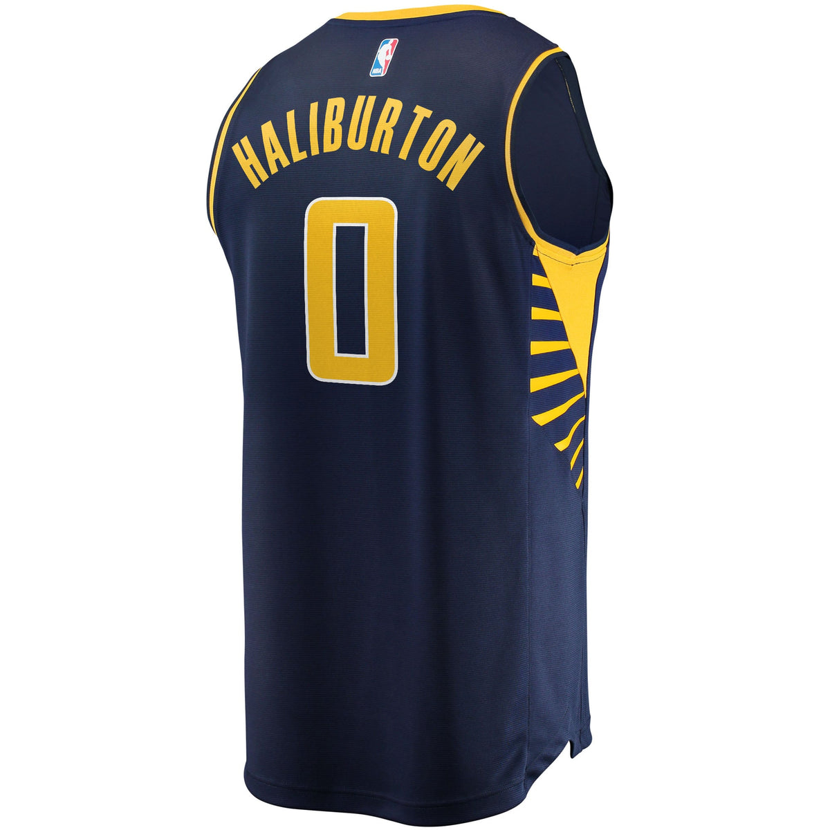 Youth Indiana Pacers Tyrese Haliburton Fanatics Navy 2021/22 Fast Break Replica Jersey - Icon Edition product image 4,
