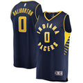 Youth Indiana Pacers Tyrese Haliburton Fanatics Navy 2021/22 Fast Break Replica Jersey - Icon Edition product image 1,