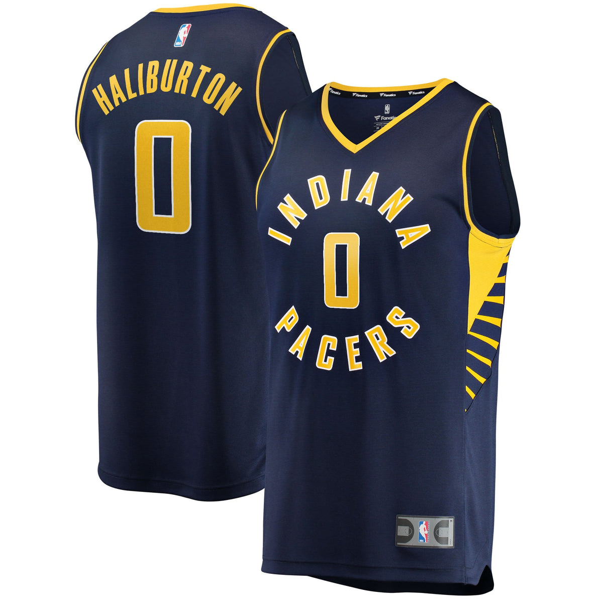 Youth Indiana Pacers Tyrese Haliburton Fanatics Navy 2021/22 Fast Break Replica Jersey - Icon Edition product image 1,