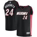 Miami Heat Haywood Highsmith Fanatics Black 2021/22 Fast Break Replica Jersey - Icon Edition for Men product image 1,