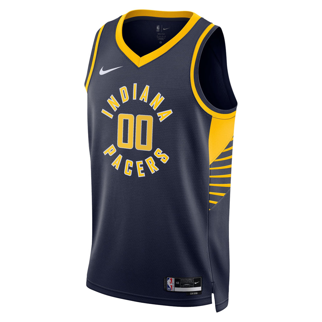 Unisex Indiana Pacers Nike Navy 2022/23 Swingman Custom Jersey - Icon Edition product image 3, provided for visual reference