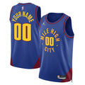 Unisex Denver Nuggets Jordan Brand Blue 2022/23 Swingman Custom Jersey - Statement Edition product image 1, provided for