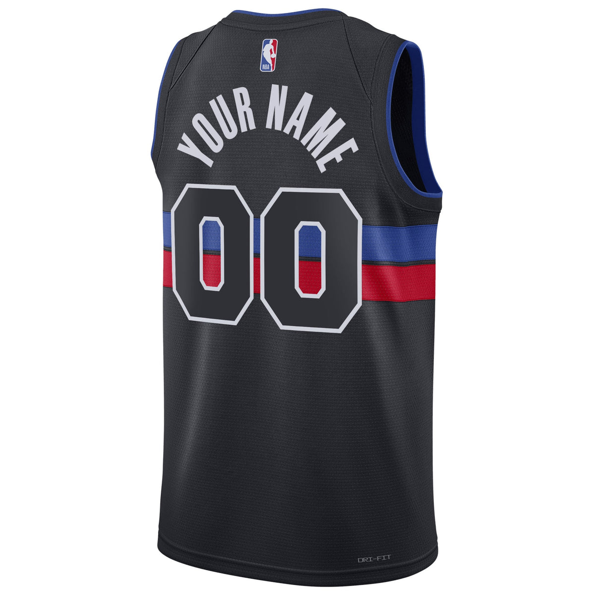Unisex Detroit Pistons Jordan Brand Blue 2022/23 Swingman Custom Jersey - Statement Edition product image 4, provided for