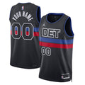 Unisex Detroit Pistons Jordan Brand Blue 2022/23 Swingman Custom Jersey - Statement Edition product image 1, provided for