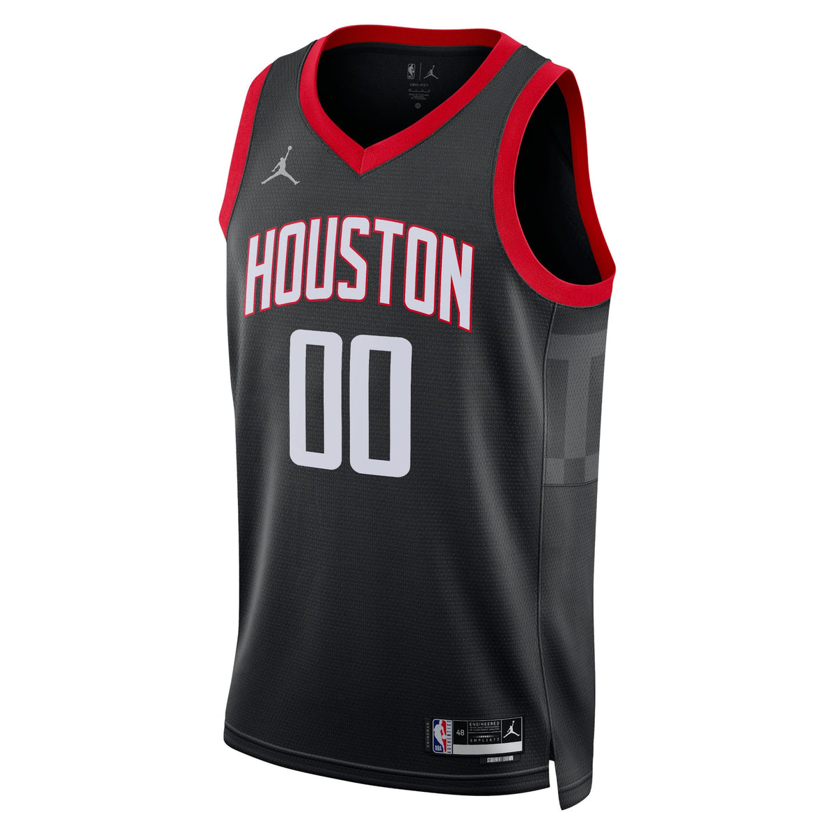 Unisex Houston Rockets Jordan Brand Black 2022/23 Swingman Custom Jersey - Statement Edition product image 3, provided for