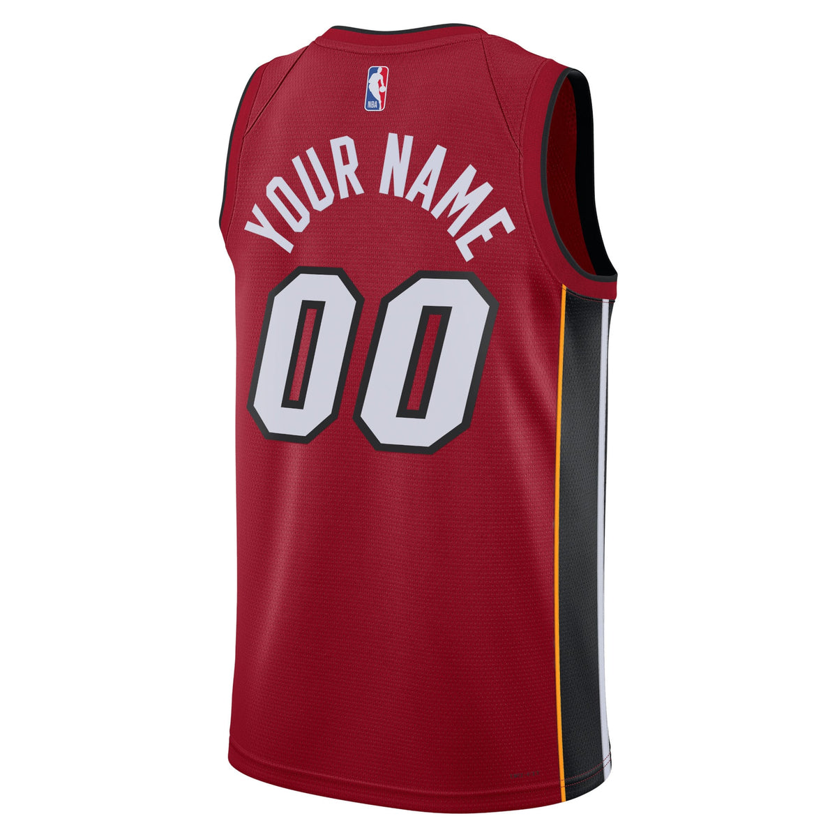 Unisex Miami Heat Jordan Brand Red 2022/23 Swingman Custom Jersey - Statement Edition product image 4, provided for visual