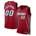 Unisex Miami Heat Jordan Brand Red 2022/23 Swingman Custom Jersey - Statement Edition product image 1, provided for visual