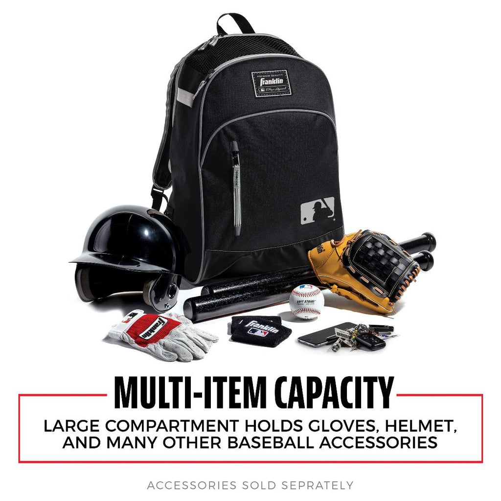 Youth - Franklin MLB® Baseball and Softball Batpack Bag product image 3, provided for visual reference and product detail