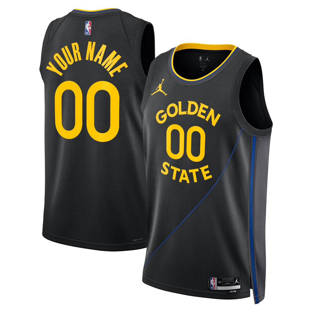 Unisex Golden State Warriors Jordan Brand Black 2024/25 Custom Swingman Jersey - Statement Edition product image 1, provided